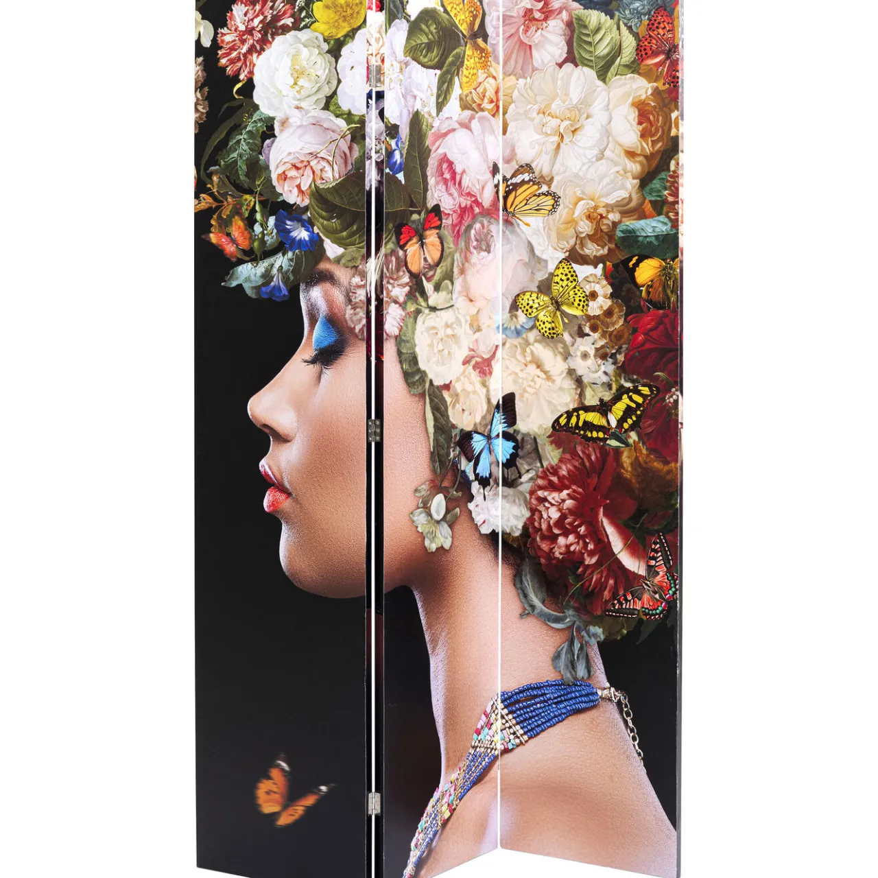KARE Design Paravent Flowery Shoulder Vs Bunch Flowers 120X180 Best