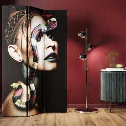 KARE Design Paravent Royal Headdress Vs Snake Girl 120X180 Outlet