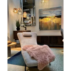 KARE Design Peau De Mouton Heidi Mauve 65X85Cm New