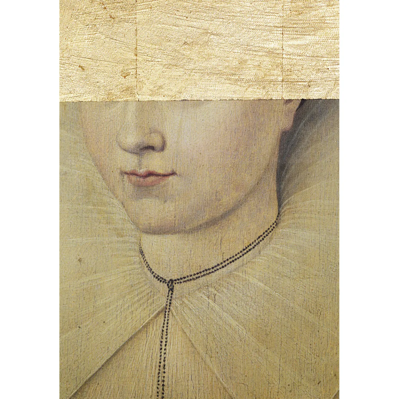 KARE Design Peinture A L Huile Frame Incognito Lady 80X100Cm Discount