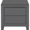 KARE Design Petite Commode Luxury Push 2 Tiroirs Gris Sale