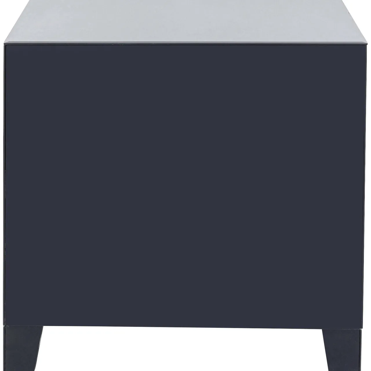 KARE Design Petite Commode Luxury Push 2 Tiroirs Gris Sale