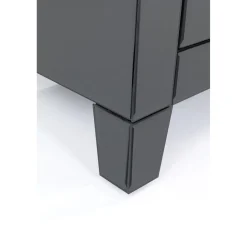 KARE Design Petite Commode Luxury Push 2 Tiroirs Gris Sale