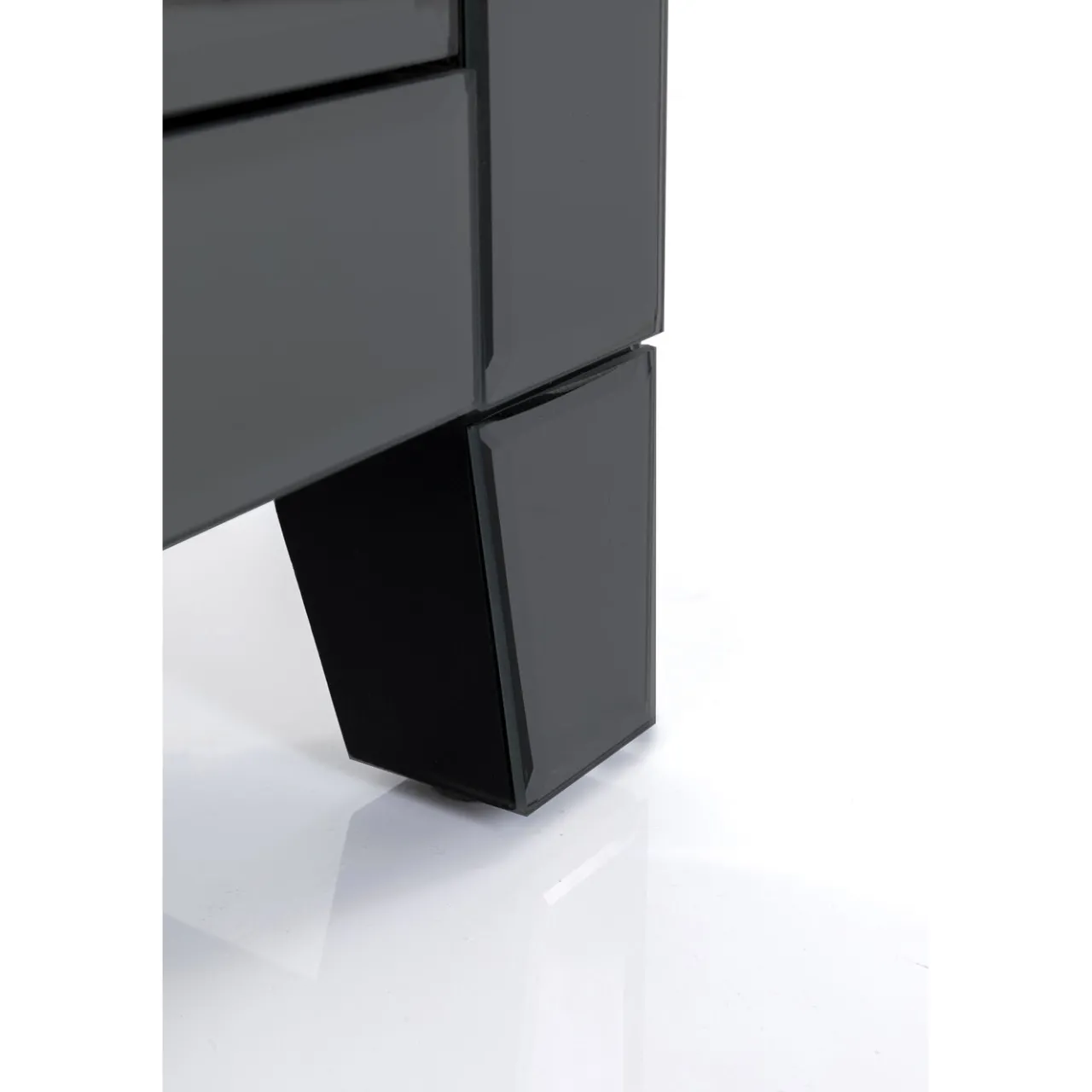 KARE Design Petite Commode Luxury Push 2 Tiroirs Gris Sale