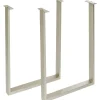 KARE Design Pietement De Table Haute Tavola Argente (2/Set) Outlet
