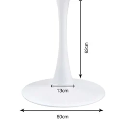 KARE Design Pietement De Table Schickeria Blanc O110Cm Best