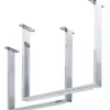KARE Design Pietement De Table Tavola Chrome (2 Pcs) Outlet