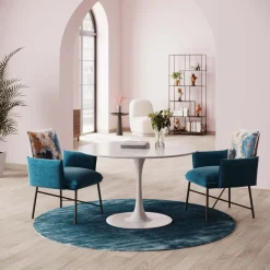 KARE Design Plateau De Table Invitation Rond Blanc O120Cm New