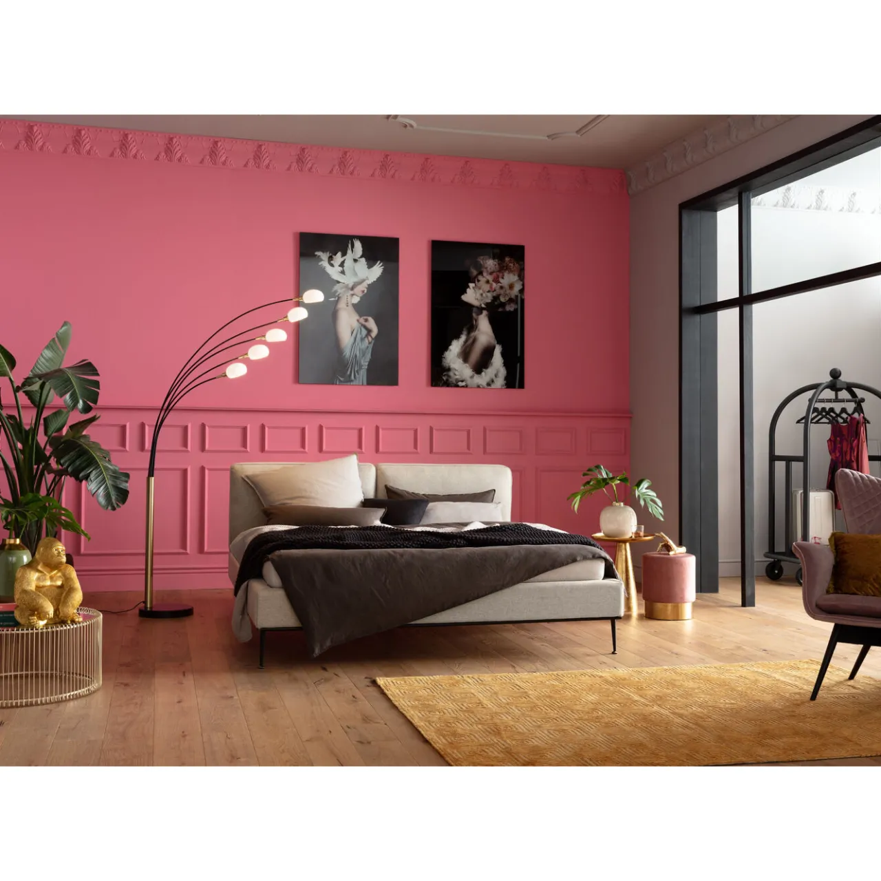KARE Design Porte-Bagages Vip Vegas Noir Mat Discount