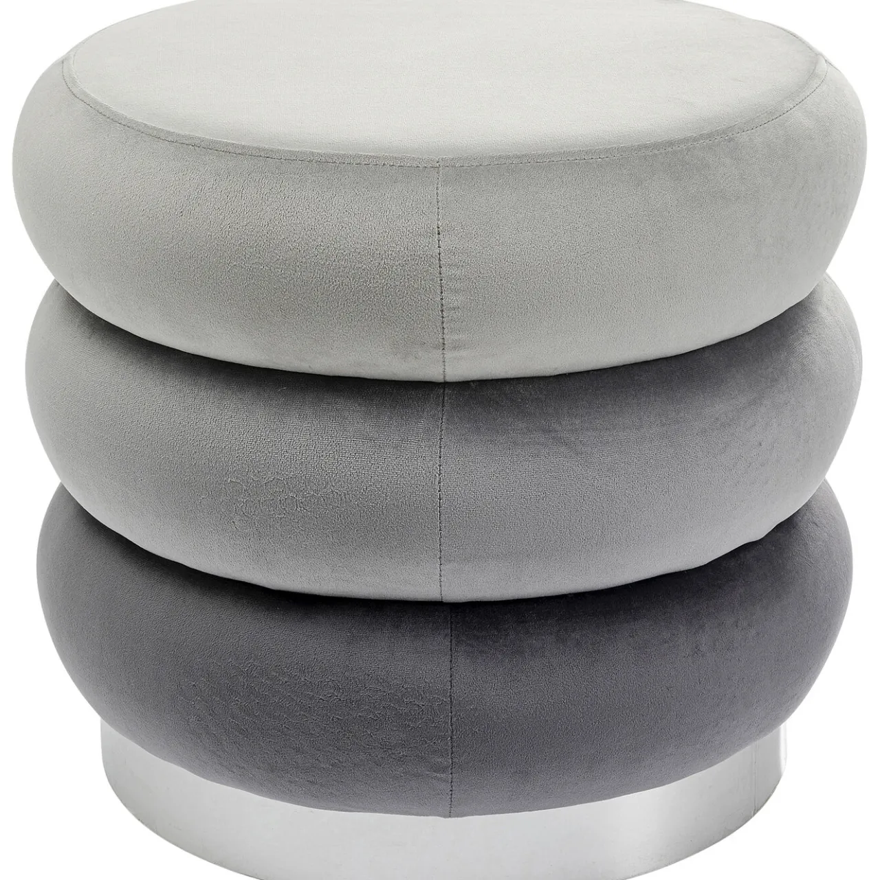 KARE Design Pouf Sandwich Gris O45Cm Clearance