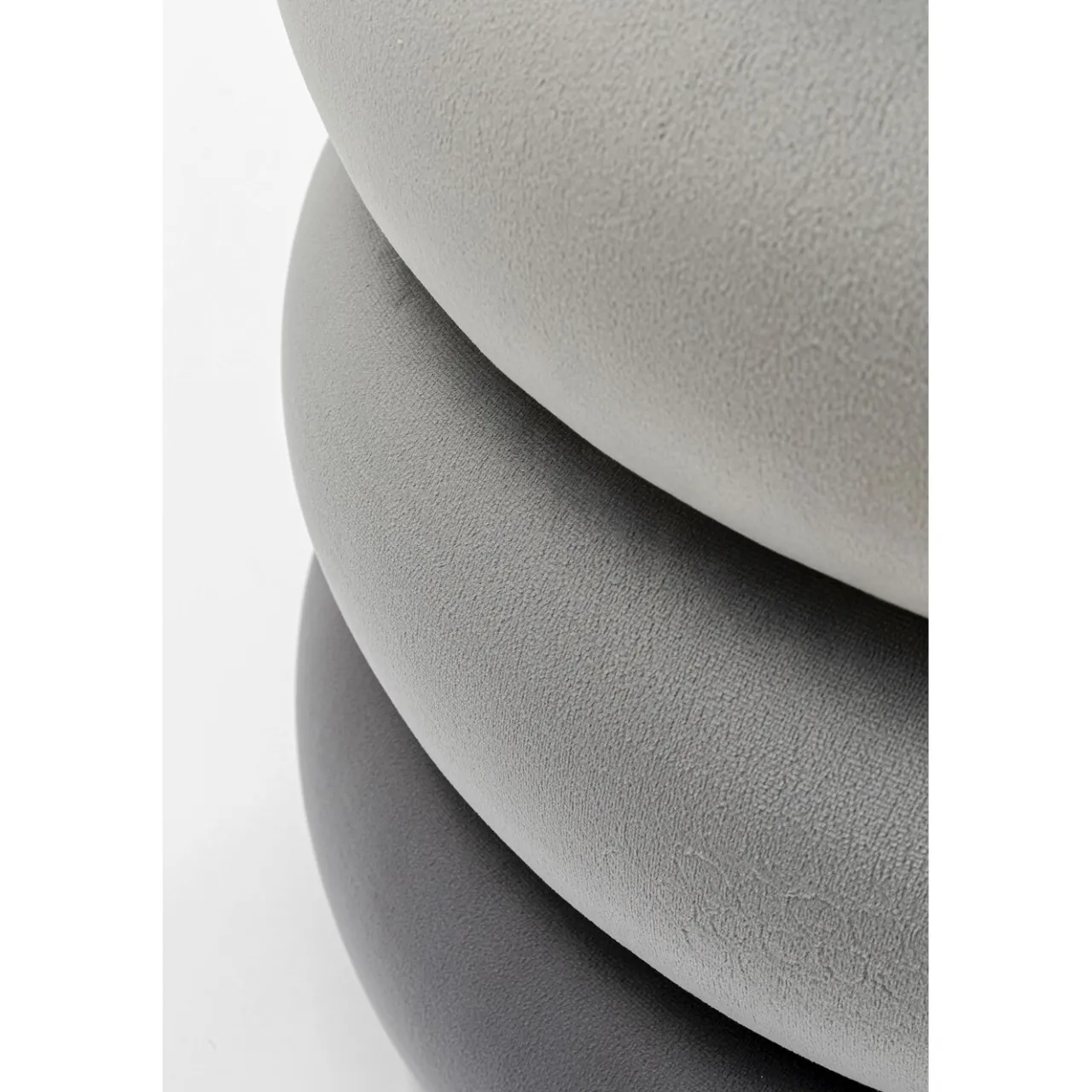 KARE Design Pouf Sandwich Gris O45Cm Clearance