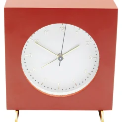 KARE Design Reveil Kian Rouge 12X13Cm Best
