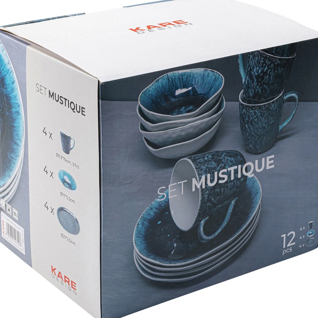 KARE Design Set De Petit-Dejeuner Mustique (12/Pcs) Hot