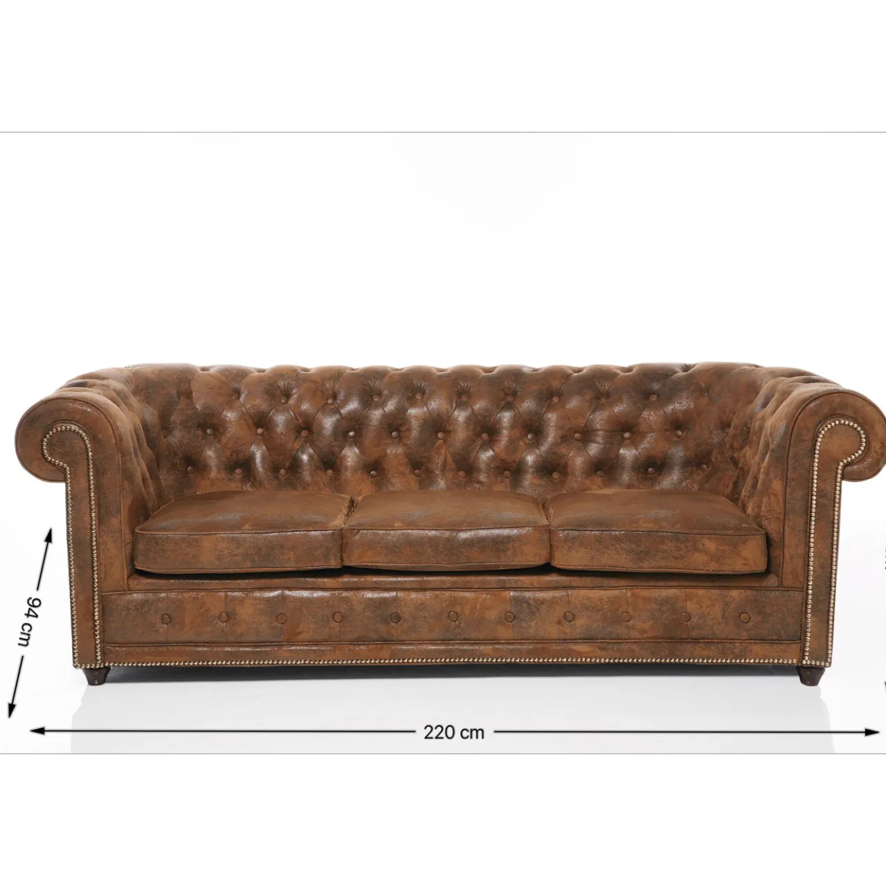 KARE Design Sofa Cambridge 3 Places Vintage Smart Discount