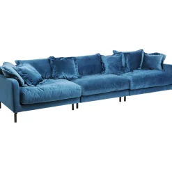 KARE Design Sofa Lullaby 3-Places Petrole Hot