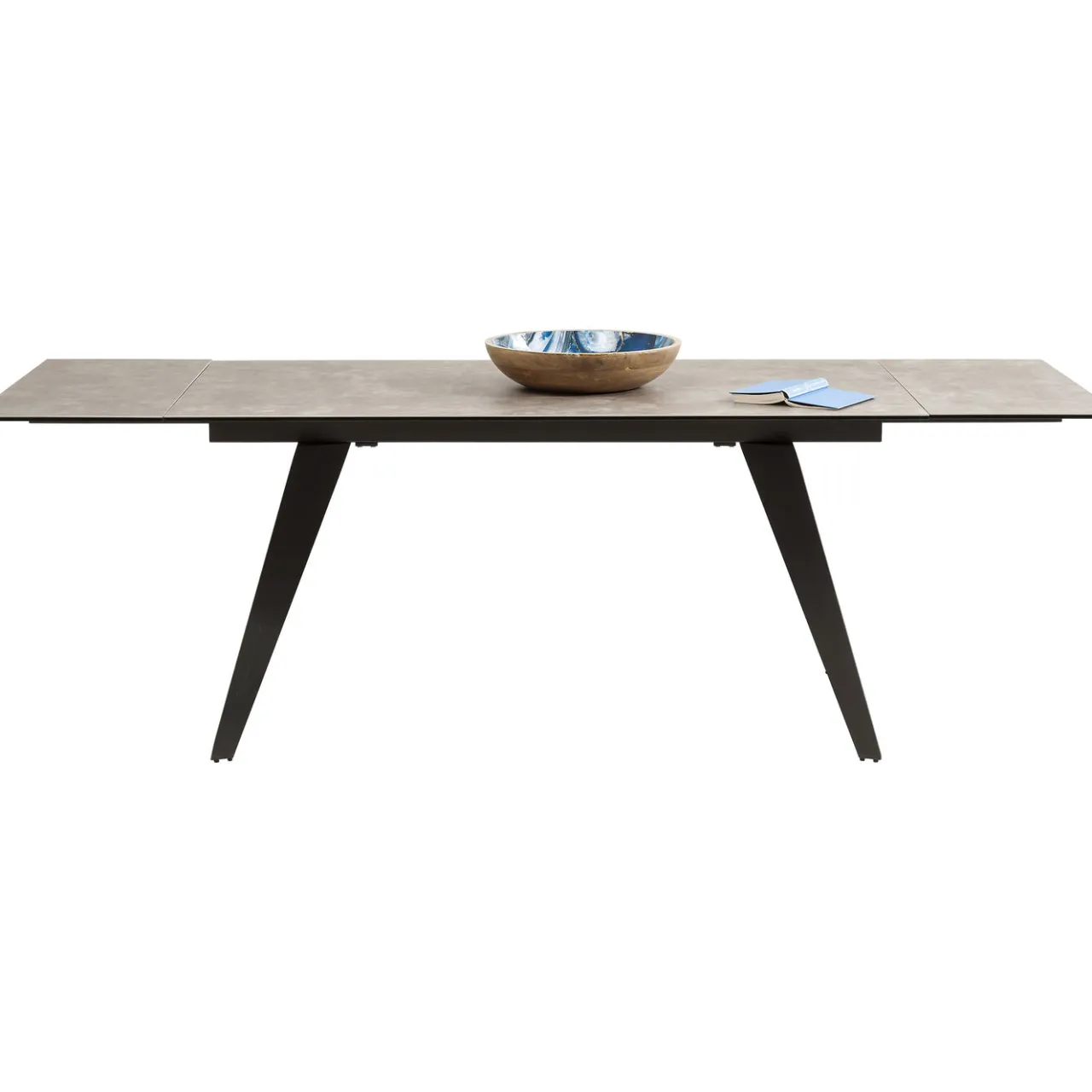 KARE Design Table A Rallonges Amsterdam Fonce 160/40+40)X90Cm Hot