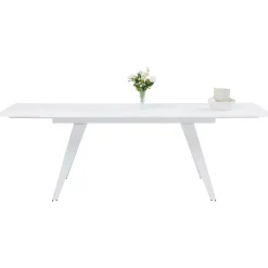 KARE Design Table A Rallonges Amsterdam Blanc 160(40X40)X90 Outlet