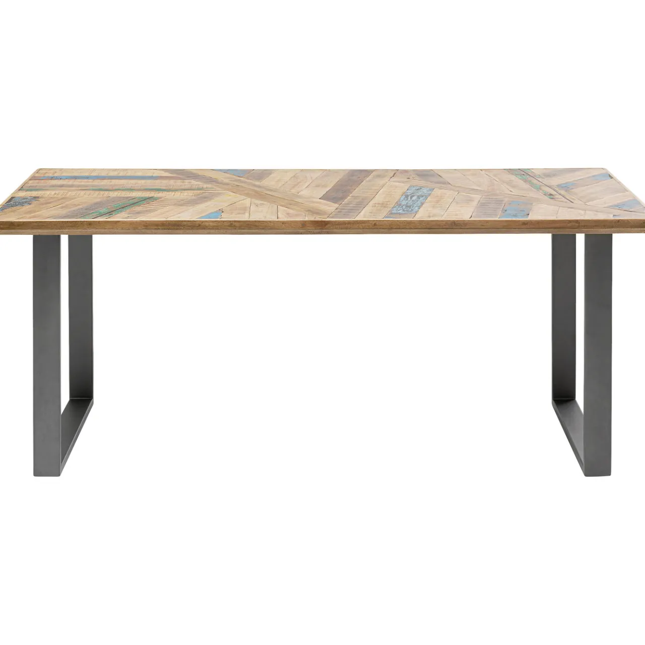 KARE Design Table Abstract Acier Brut 180X90 Hot