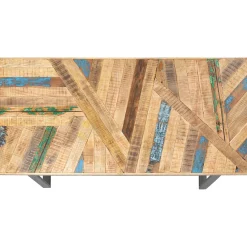 KARE Design Table Abstract Acier Brut 180X90 Hot