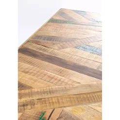 KARE Design Table Abstract Acier Brut 180X90 Hot
