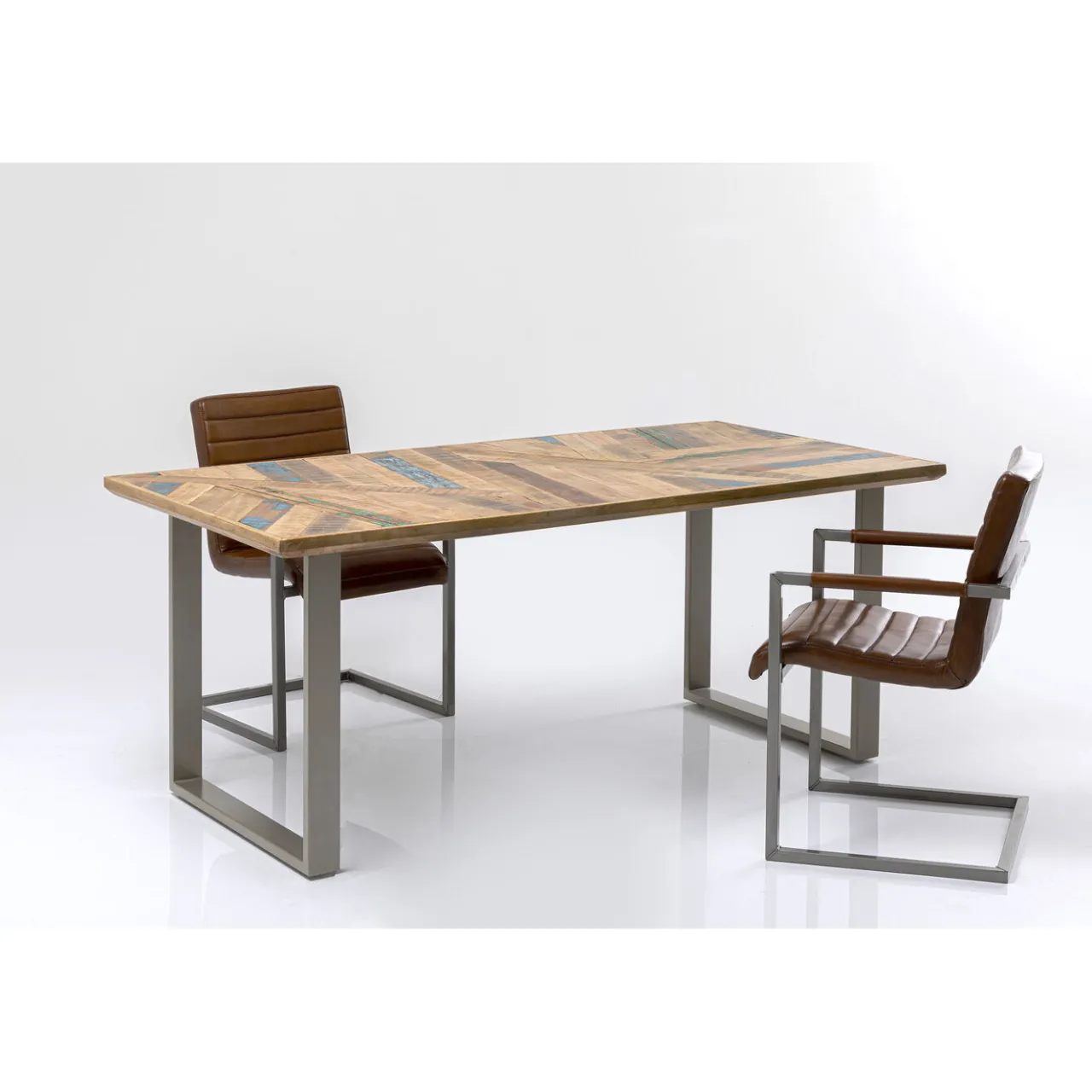 KARE Design Table Abstract Argente 180X90 Outlet