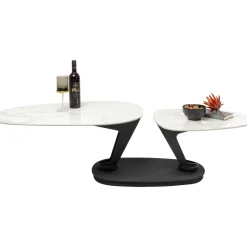 KARE Design Table Basse Franklin Blanc 150X58Cm Best