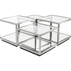 KARE Design Table Basse Luigi Argente (4/Set) Clearance