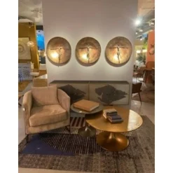 KARE Design Table Basse Morocco Laiton O91Cm New