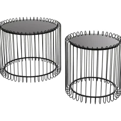 KARE Design Table Basse Wire Live (2/Set) Outlet