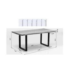 KARE Design Table Symphony Laiton 180X90 Sale