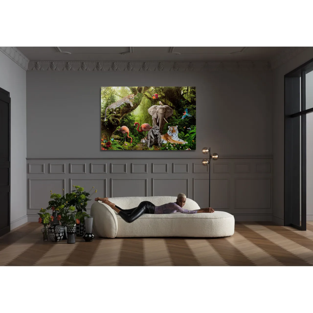 KARE Design Tableau En Verre Animal Paradise 150X100Cm Online