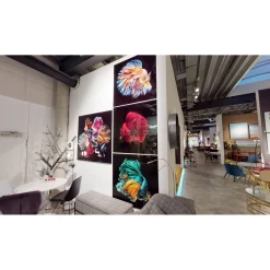 KARE Design Tableau En Verre Aqua Queen Fish 100X100Cm Hot