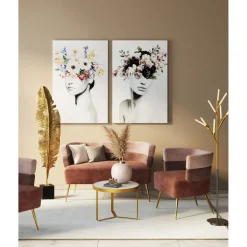 KARE Design Tableau En Verre Autumn Hair 80X120Cm Sale