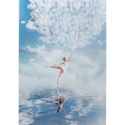 KARE Design Tableau En Verre Balloon Girl 100X150Cm Best