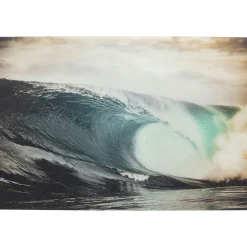 KARE Design Tableau En Verre Big Wave 180X120Cm Hot