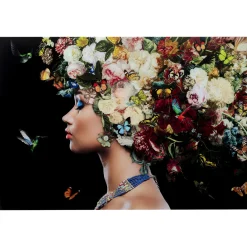 KARE Design Tableau En Verre Bunch Of Flowers 150X100Cm Discount