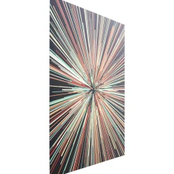 KARE Design Tableau En Verre 3D Light Speed 100X100Cm Hot