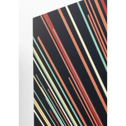 KARE Design Tableau En Verre 3D Light Speed 100X100Cm Hot