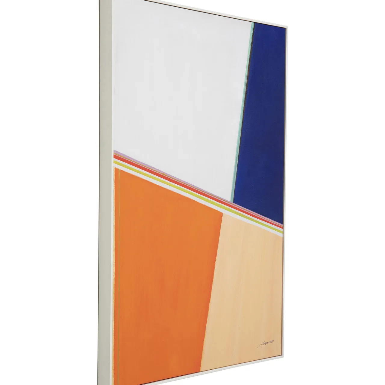 KARE Design Tableau Encadre Abstract Shapes Multi 73X103Cm Hot