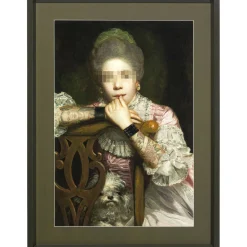 KARE Design Tableau Frame Incognito Sitting Countess 82X112Cm Outlet
