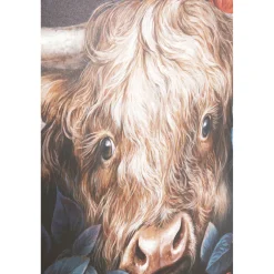 KARE Design Tableau Sur Toile Yak In Flower 140X90Cm Clearance
