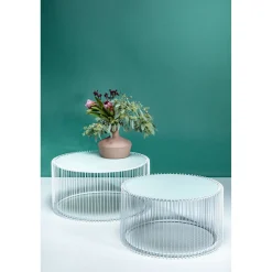 KARE Design Tables Basses Wire Blanches (Set De 2) Online