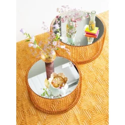 KARE Design Tables Basses Wire Cuivre (Set De 2) Sale
