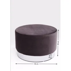 KARE Design Tabouret Cherry Anthracite Silver O55Cm Online