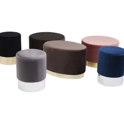 KARE Design Tabouret Cherry Gris Clair Silver O35Cm Discount