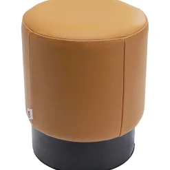 KARE Design Tabouret Cherry Leather Marron O36Cm Outlet