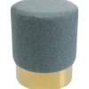 KARE Design Tabouret Cherry Lina Bleu Clair Laiton O35Cm New