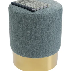 KARE Design Tabouret Cherry Lina Bleu Clair Laiton O35Cm New