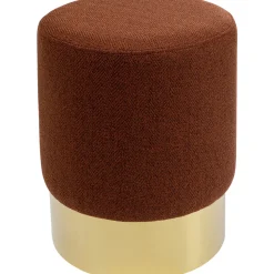 KARE Design Tabouret Cherry Lina Marron Laiton O35Cm Best