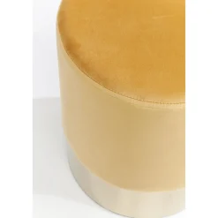 KARE Design Tabouret Cherry Orange Laiton O35Cm
